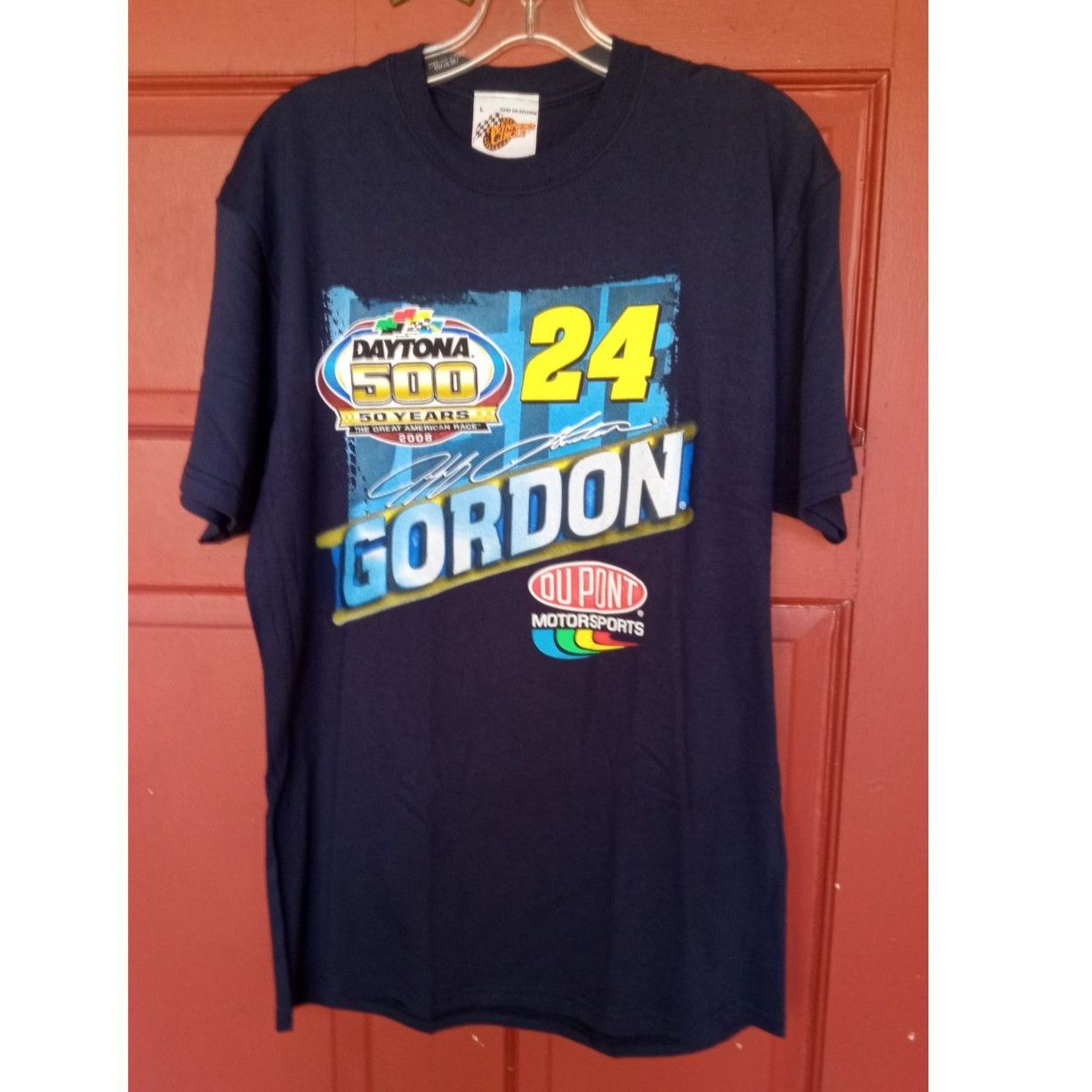 Daytona 500 Nascar Jeff Gordon 24 Mens Sz Large TShirt